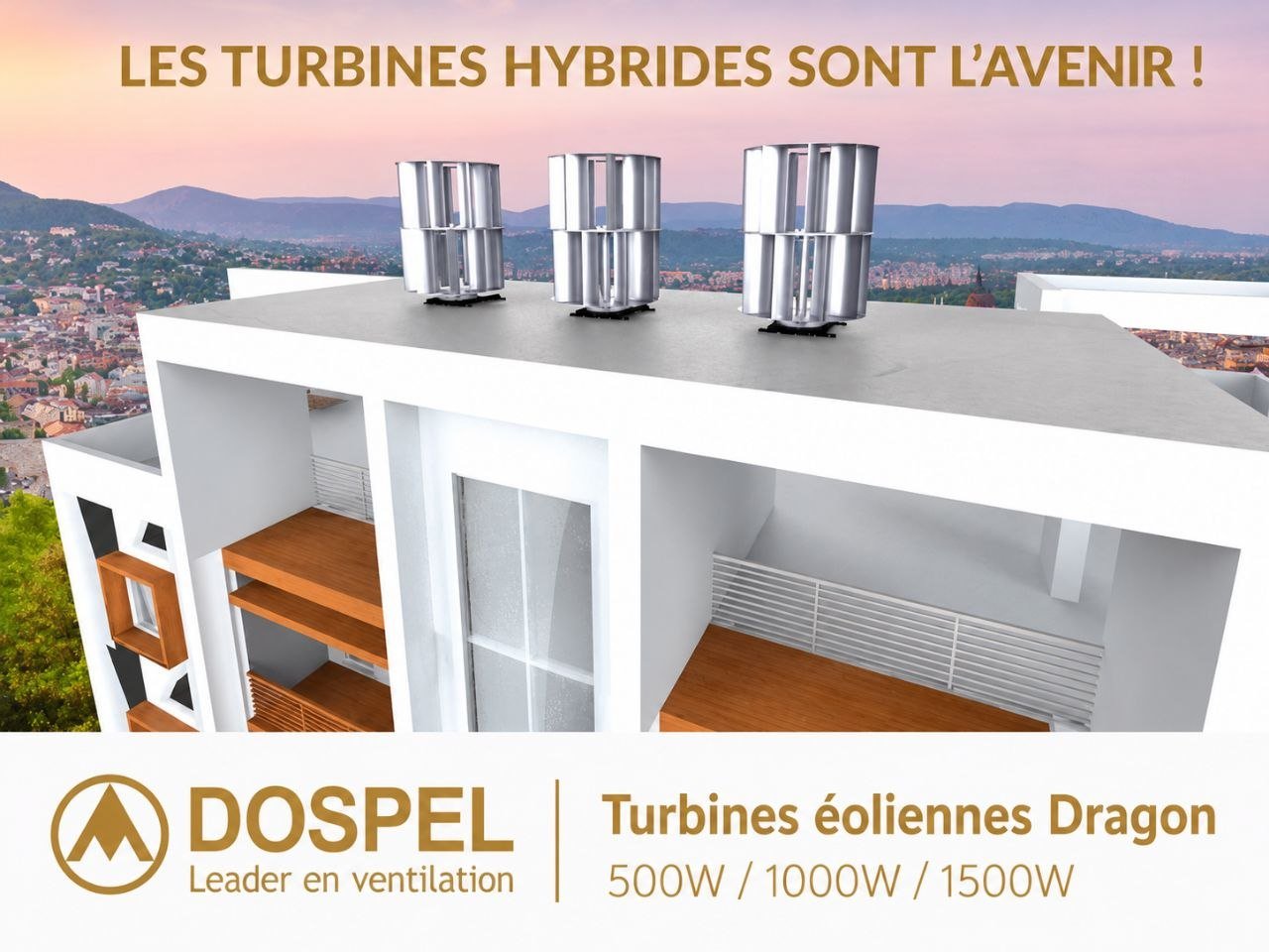 &Eacute;oliennes Dragon 500W 1000W 1500W